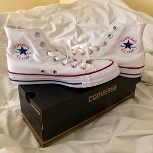 White Hi-Top Converse